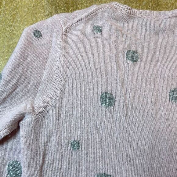 Quinn Polka Dot Cashmere Sweater - Picture 5 of 6